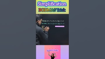 Maths Tricks 🔥|| Simplification Trick || BODMAS Rule || #shorts #maths #shortsfeed #mathstricks