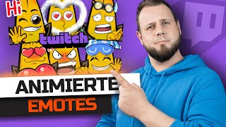 ANIMIERTE EMOTES auf Twitch und NEUE Emote-Bibliothek