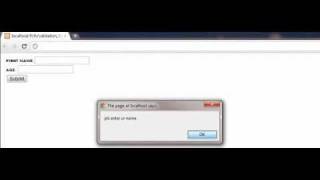 validation using javascript