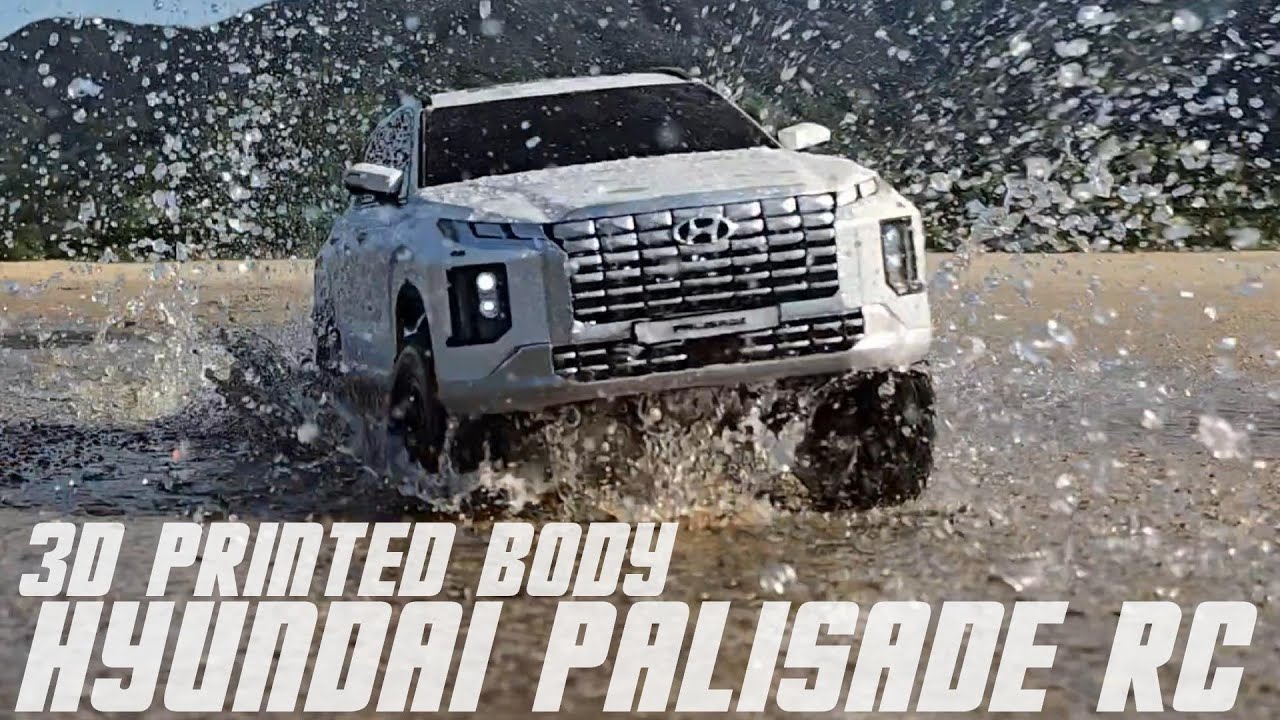 Hyundai Palisade RC Car 3D Printed Body Traxxas TRX4 Offroad Bash