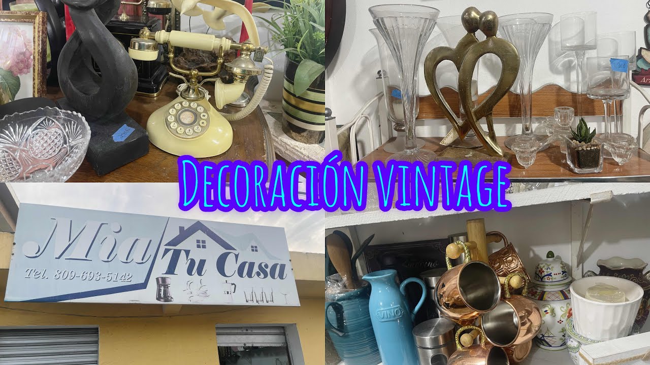 Cuantas bellezas vintage, para decorar tu hogar 