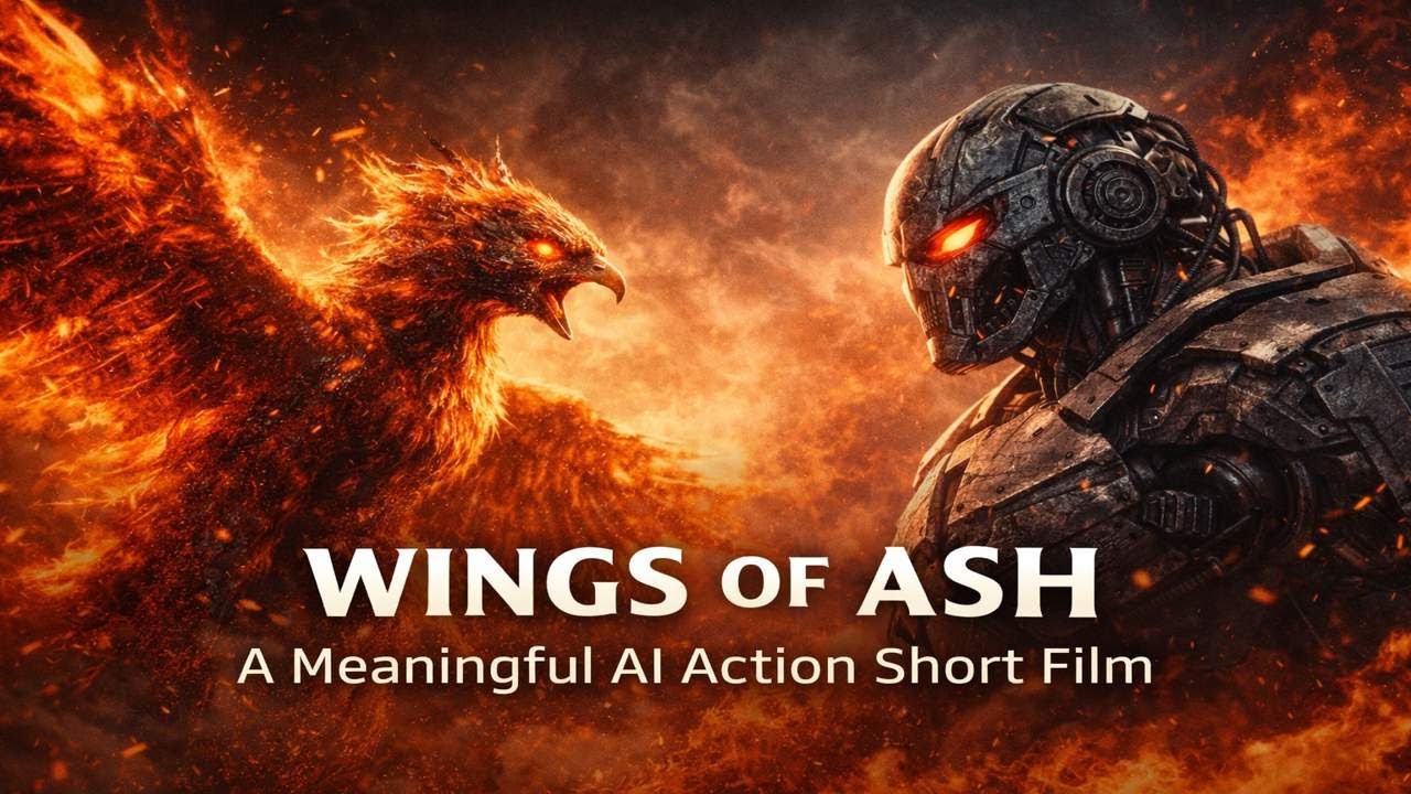 WINGS OF ASH – A Meaningful AI Action Short Film