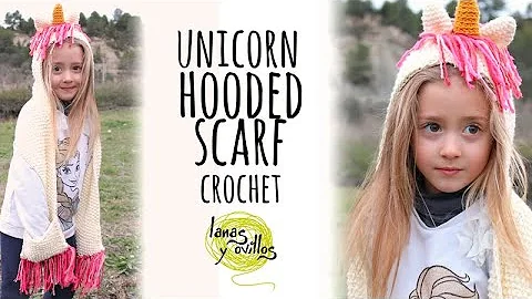 Learn to Make an Adorable Unicorn Hooded Scarf