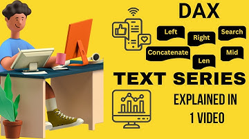 3. Power BI DAX Text Functions | Beginner Friendly Tutorial (SEARCH, CONCATENATE, REPLACE, LEFT)