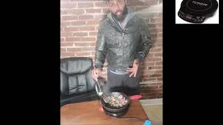 nuwave precision induction cooktop demo:  error code explanation