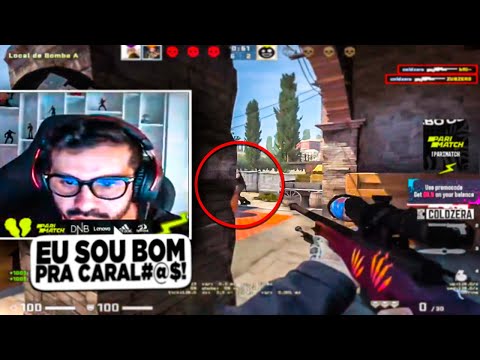 OLHA o ABSURDO que o COLDZERA FEZ JOGANDO CS:GO em LIVE...