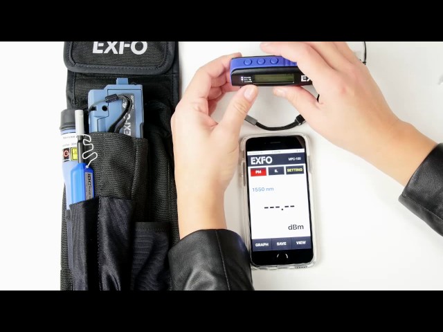 How to use a micro power checker (Bluetooth connected!) | EXFO's MPC-100 class=