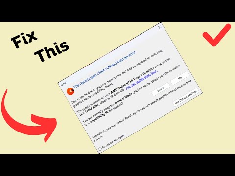 How to Fix “The RuneScape client suffered from an error”