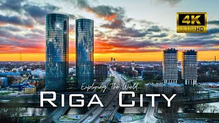 The Imposing City Of Latvia Riga In 4K 60Fps By Drone