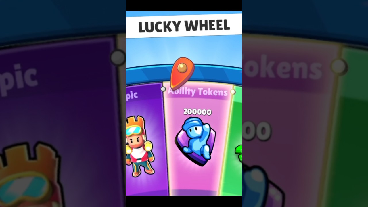 I Got 2 Lack Ability Tokens 😍 in Stumble Guys New Lucky Spin || 