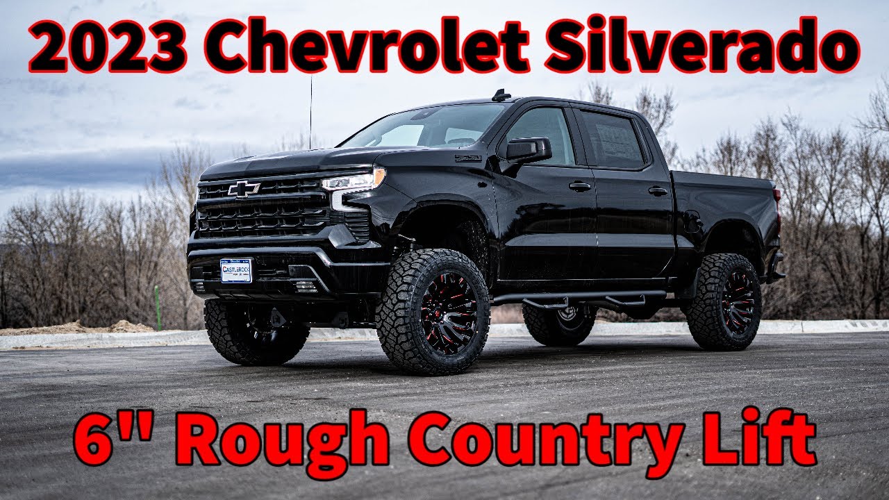 2023 Chevrolet Silverado 1500 on 6" Rough Country Lift - YouTube