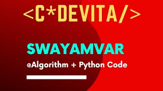 Swayamvar | TCS Codevita Problem | Algo + Python Code Wealth