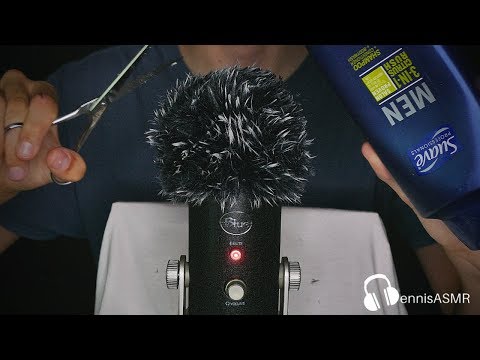 ASMR Haircut and Shampoo with Blue Yeti (4K)
