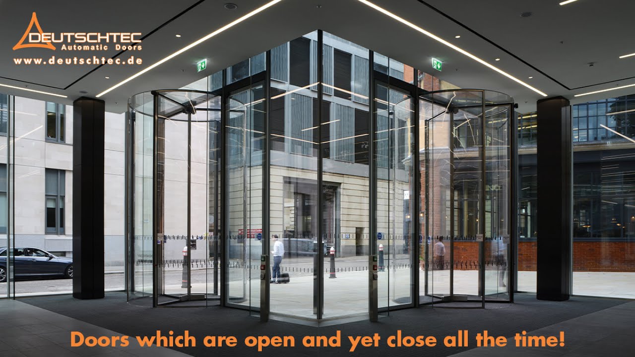 Automatic Underground Revolving Door YouTube