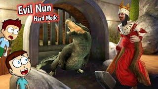 Royal Queen Evil Nun in Hard Mode Sewer Escape | Shiva and Kanzo Gameplay screenshot 4