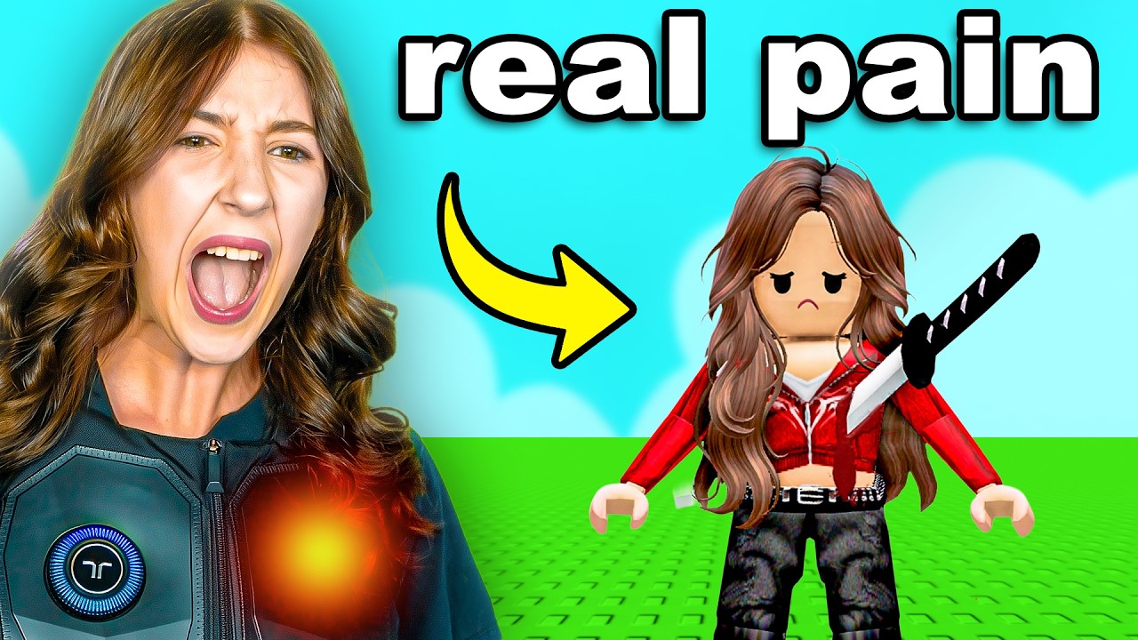 Fooling My Sister With REAL LIFE PAIN in Roblox