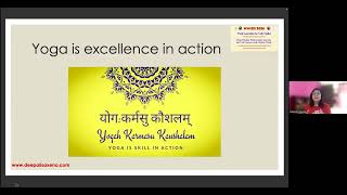 Karma Yoga — Yoga of Selfless Action | Deepali Saxena | WAVES2026  Karma Yoga Studio Harvard