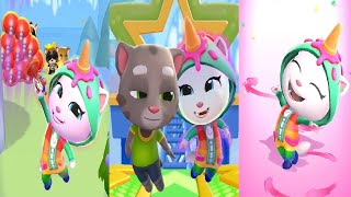 Talking Tom Blast Park New Update 2023 - Android Gameplay Unicorn ANGELA screenshot 4