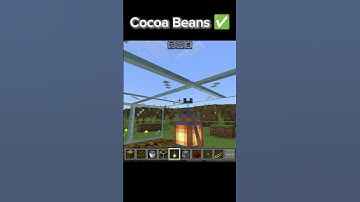 Cocoa Beans 🫘 in Minecraft #shorts