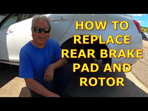 2007 LEXUS GS 350 PART 2 HOW TO REPLACE REAR PAD AND ROTOR - YouTube