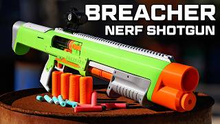 Breacher: A TRUE Pump-Action NERF SHOTGUN!