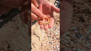 Beach Find – Hidden Gold Jewelry in the Sand! #bestmetaldetector