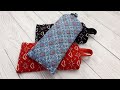 Bolsinha Multiuso em Jeans - 🧵🪡Bordado/Sashiko🧵🪡 - Ideia de Presente