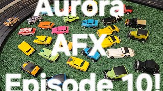 Ep. 10: Aurora AFX- The Collection. Chevy: Bel Air, Nomad, '60 Corvette. Fords: Model A, '56 Pickup.