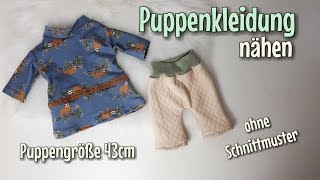 Puppen Set Nahanleitung Ohne Schnittmuster Fur Anfanger Nahtinchen Youtube