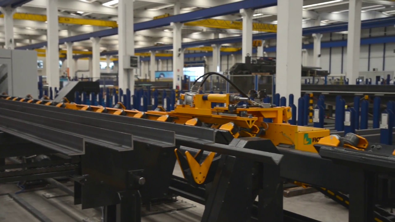 Steel Angle Fabrication by FICEP Uses Unique Steel Fabrication