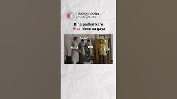 Who else can relate | Viva Preparation | Coding Blocks!