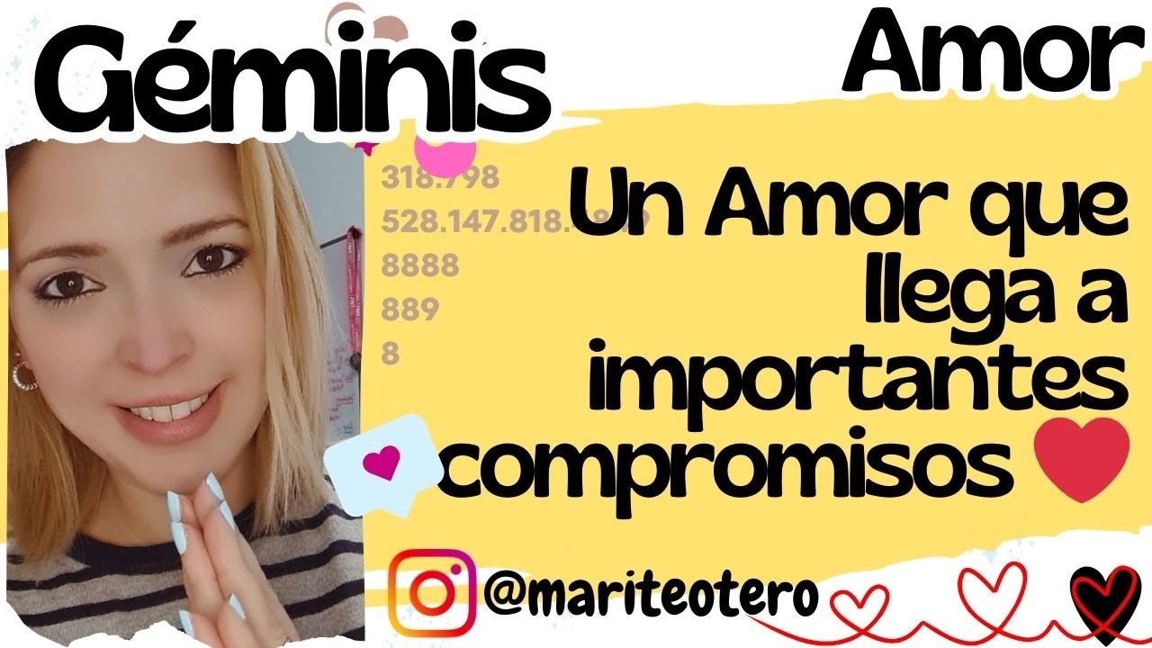 Géminis, un Amor que llega a importantes compromisos - YouTube