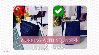 Sewing Neoprene fabric and lessons learned | what not to do with neoprene fabric