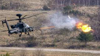 Insane Combat Footage Apache 30Mm Gun Tears Drones Apart
