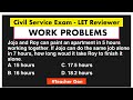 Pagsusulit sa Pagsosolve ng Work Problems