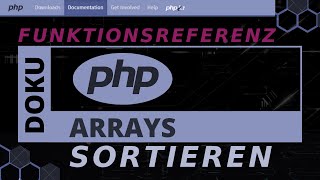 Arrays - SORTING sort(), usort(), array_multisort(), ksort(), asort... [PHP Documentation - Funct...