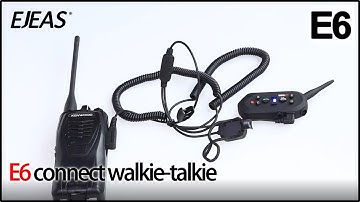 EJEAS E6 | E6 connect walkie-talkie
