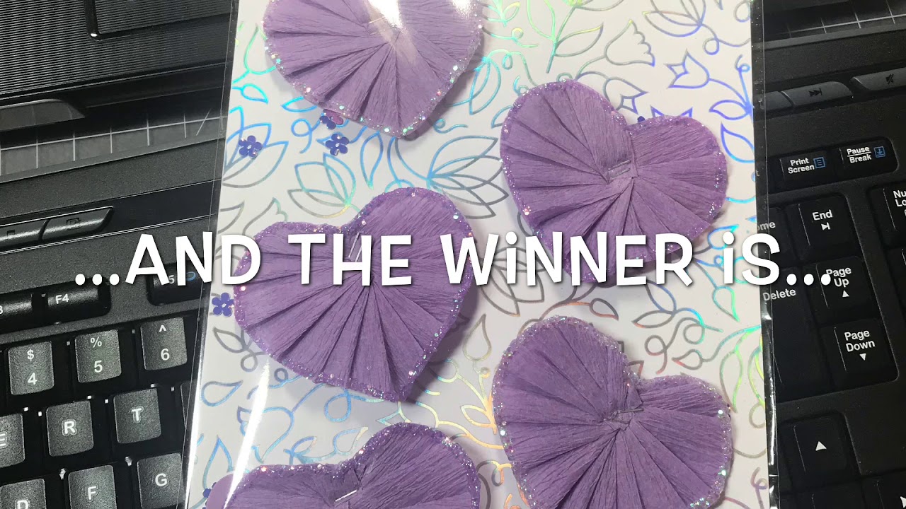 paper mache Heart Rosette Winner Announced