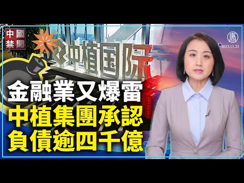 【禁聞】金融業又爆雷 中植集團承認負債逾四千億｜ #中國禁聞