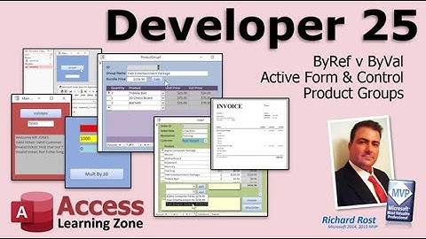 Introducing Microsoft Access Developer Level 25