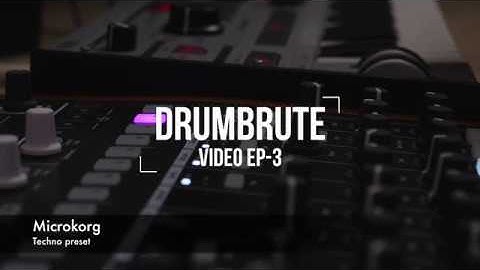 arturia drumbrute live performance with microkorg, no FX, no tlak, only sound