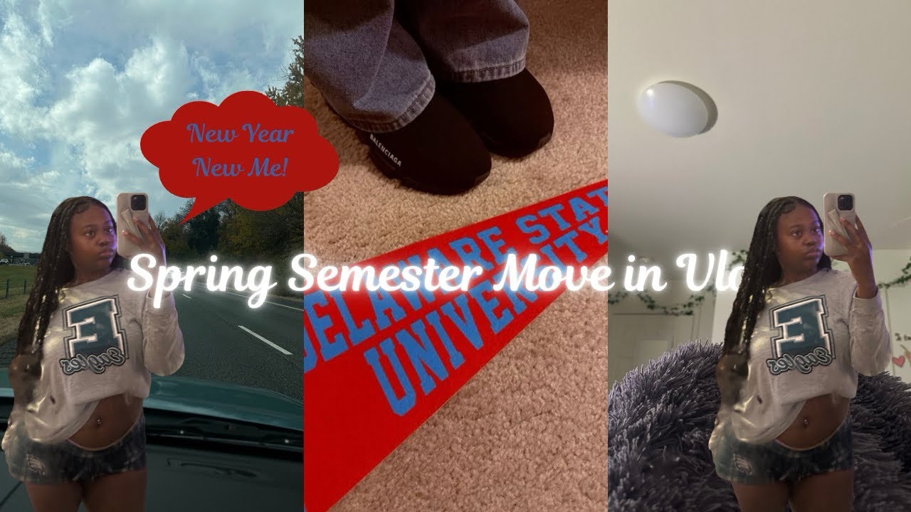 Spring Semester Move In|| College, Moving Day, Friends,etc