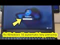 Fix laptop login password auto pressing windows 10