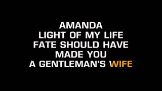 Video thumbnail of "Don Williams - Amanda (Karaoke)"