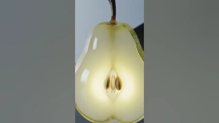 Cutting Glass Pear 🍐 Fruit ASMR #ai #aiart #asmrsounds #asmr #aiasmr #satisfyingvideo #trend #shorts