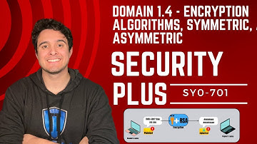 SECURITY PLUS COURSE 2024: Learn IT! 💻 Domain 1.4 Fundamentals of Encryption - SY0-701 FULL COURSE