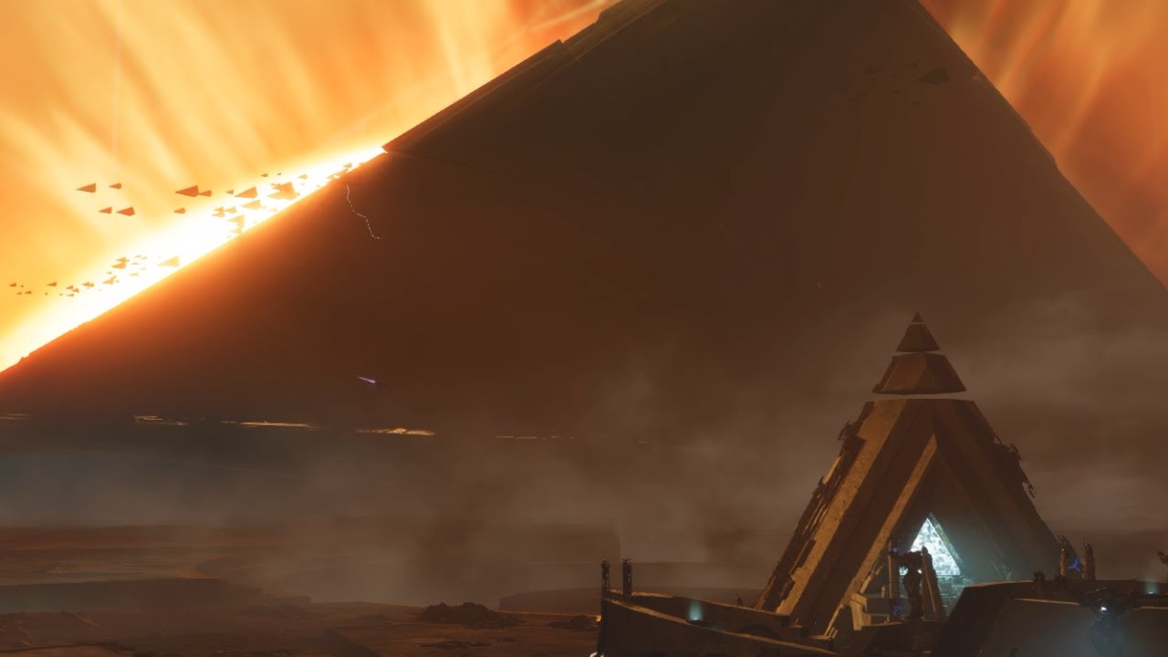 Pyramid Ships on Mercury Cutscene (Curse of Osiris