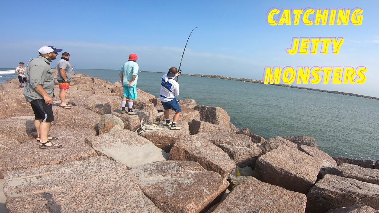 Fishing the Port Mansfield North Jetty on the Padre island national