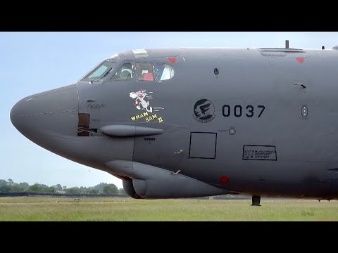🇺🇸 B-52 Home Bound - 2x Departure / Arrival - RAF Fairford- 15/06/26