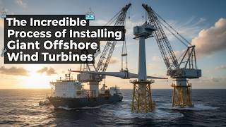 The Incredible Process of Installing Giant Offshore Wind Turbines